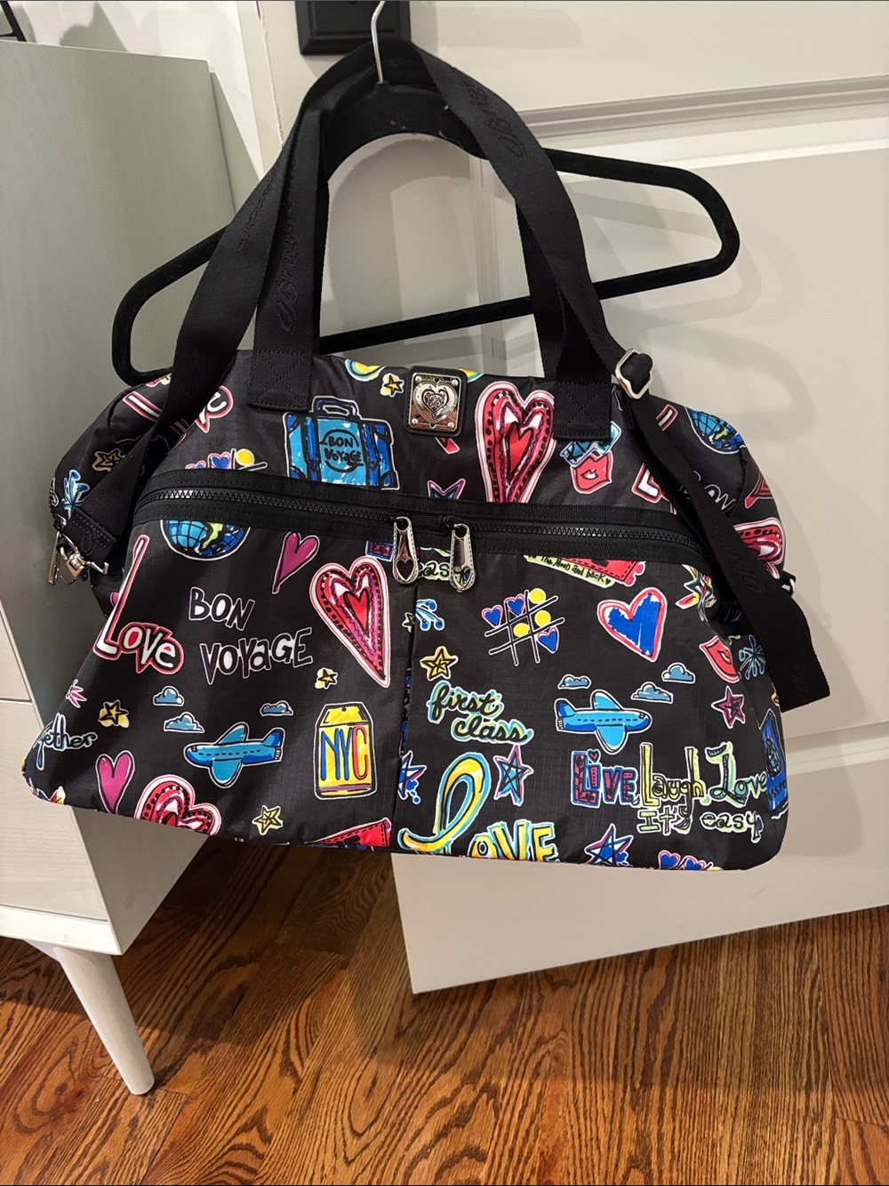 Brighton Love Scribble Jetsetter Duffle - Picture 5 of 10